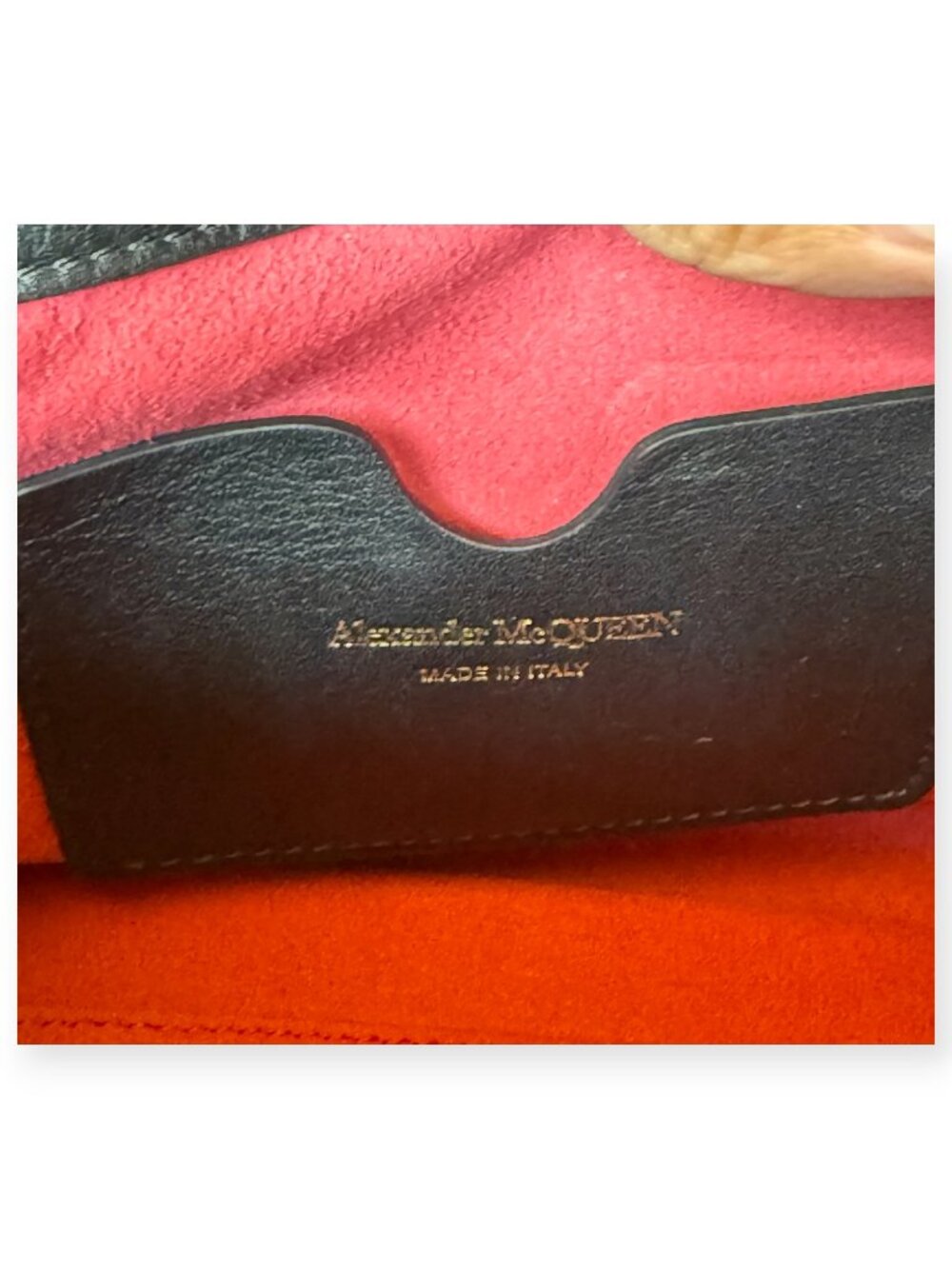 Alexander McQueen The Story Bag | Black Leather | Top Handle/Crossbody - Picture 8 of 10